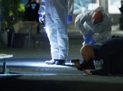 german police hunt assailant in festival stabbing